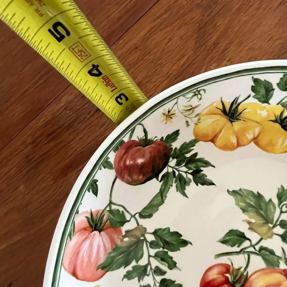Sur La Table Tomato Print Vegetable/Pasta Bowl 8